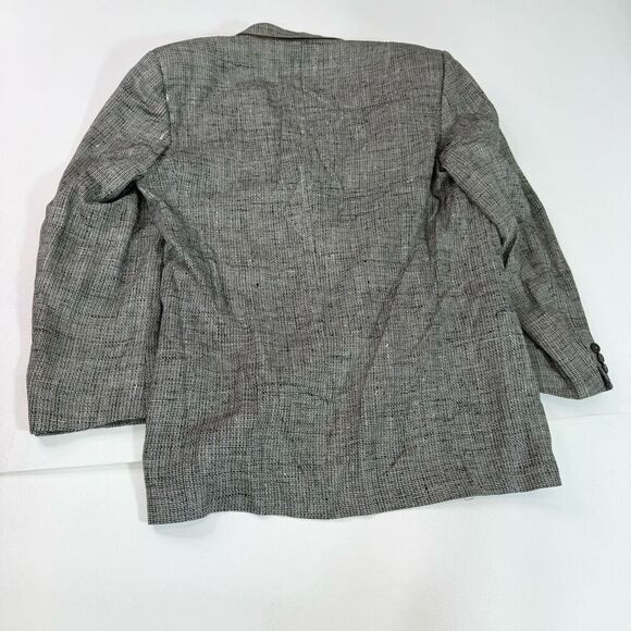 Ungaro Uomo Jacket Sports coat 42 Silk Wool Gray Single Button Blazer - Picture 8 of 10